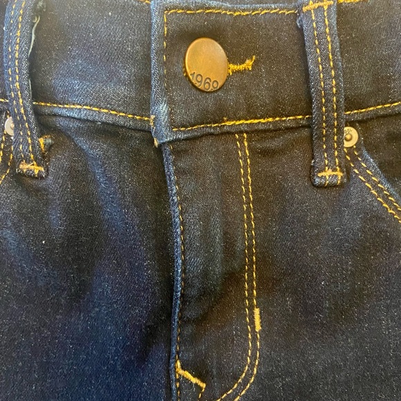 GAP women’s Mid Rise Universal Legging Jeans 25 comfortable stretch dark blue - Picture 6 of 9